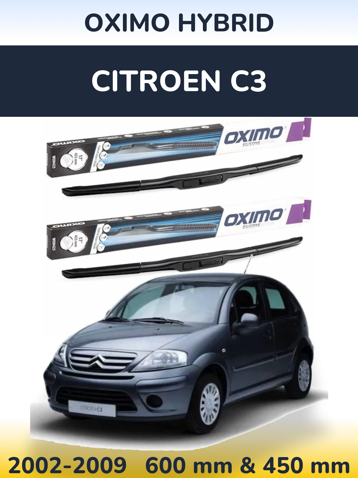 Torkarblad Oximo Hybrid för Citroen C3