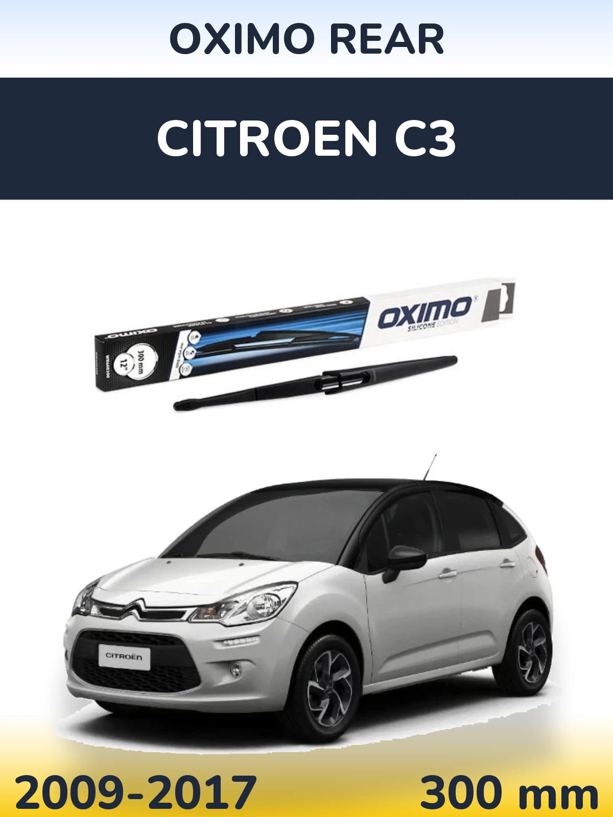 Torkarblad Oximo Rear för Citroen C3
