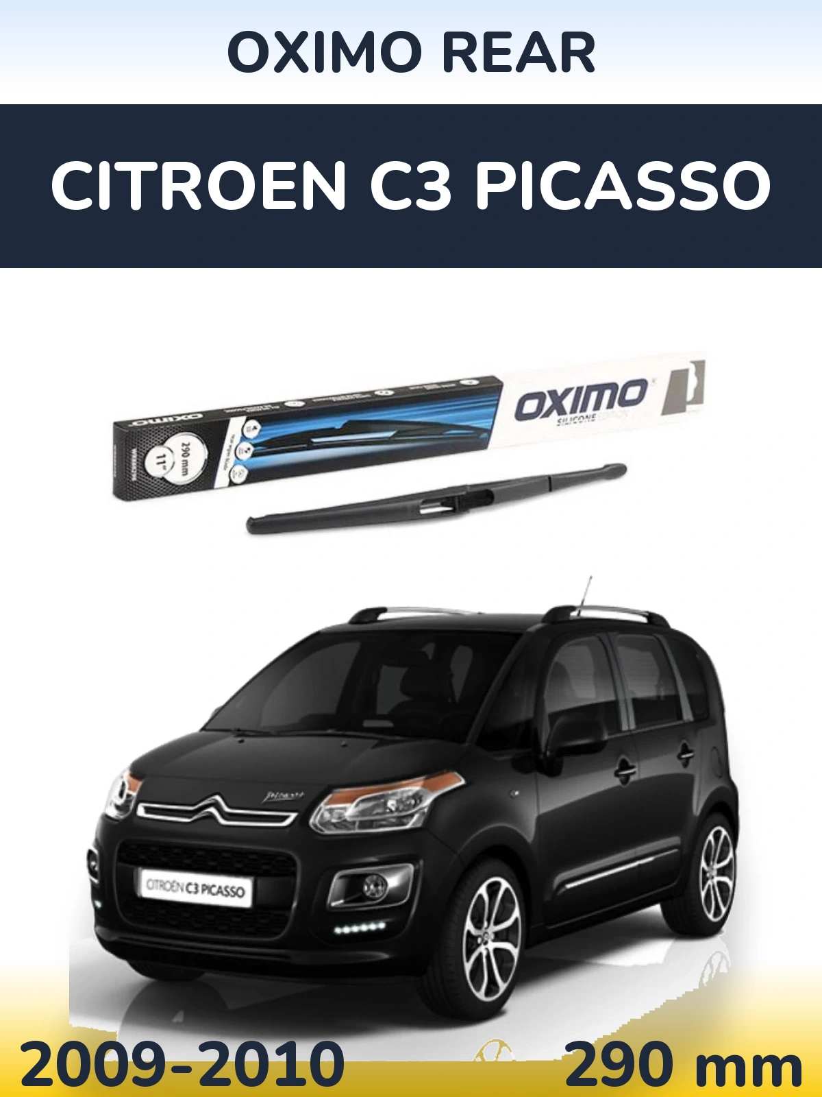 Torkarblad Oximo Rear för Citroen C3 Picasso