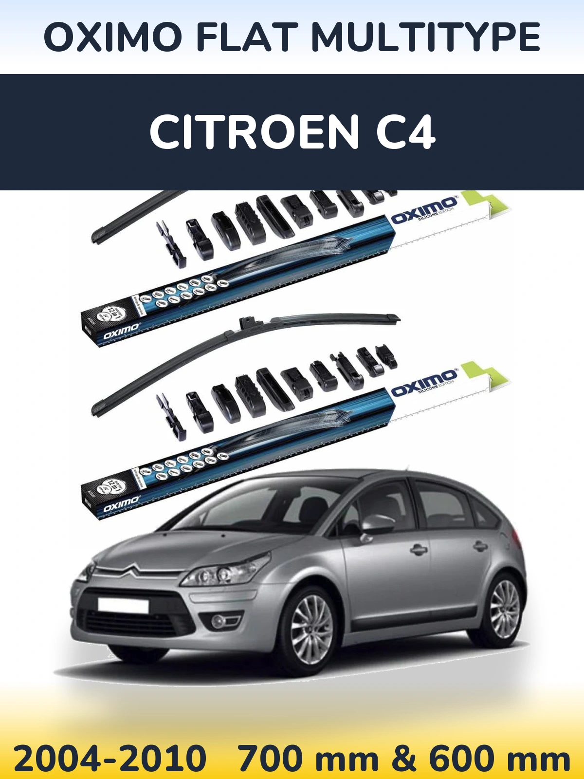 Torkarblad Oximo Flat MultiType för Citroen C4