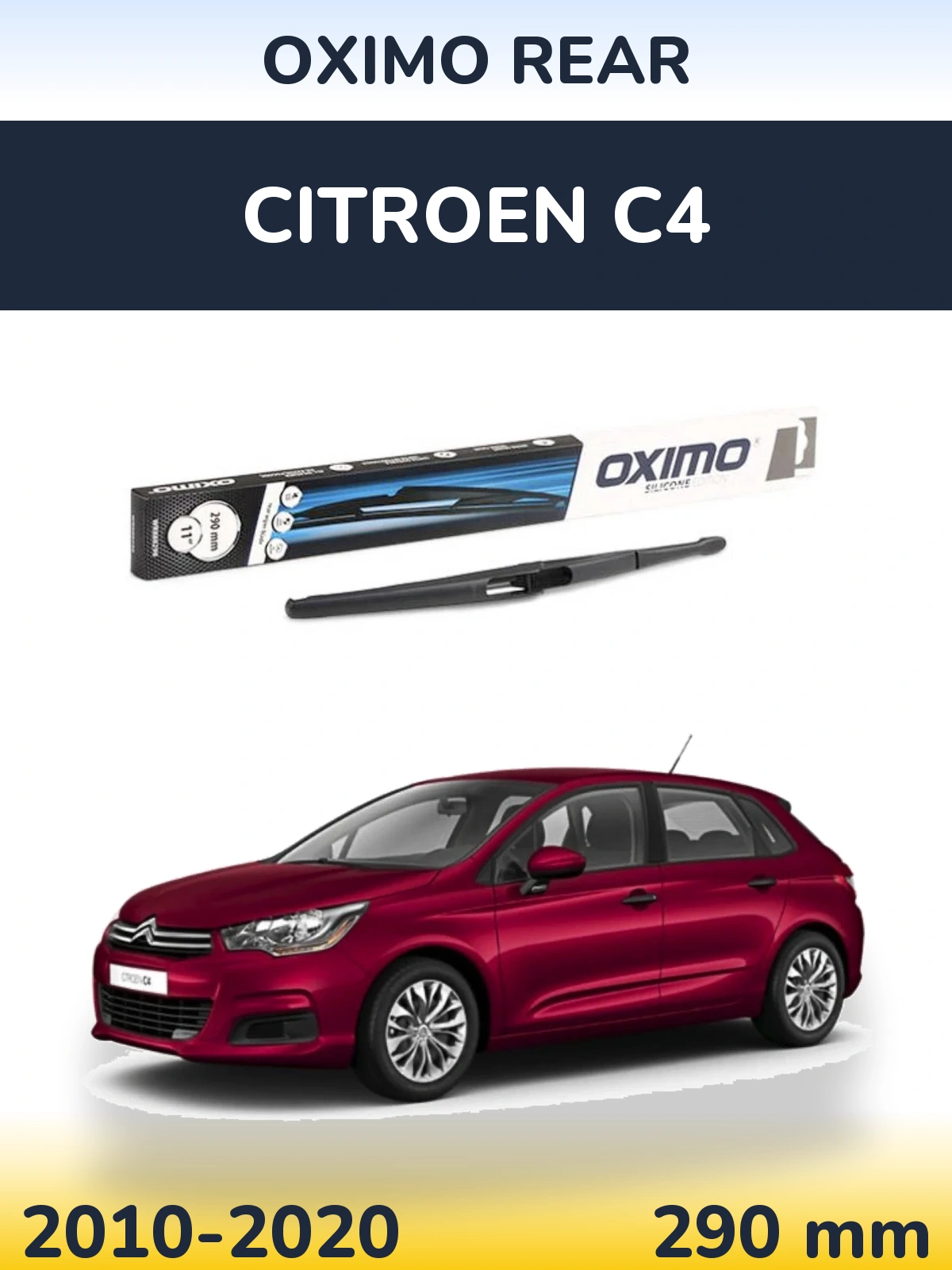 Torkarblad Oximo Rear för Citroen C4