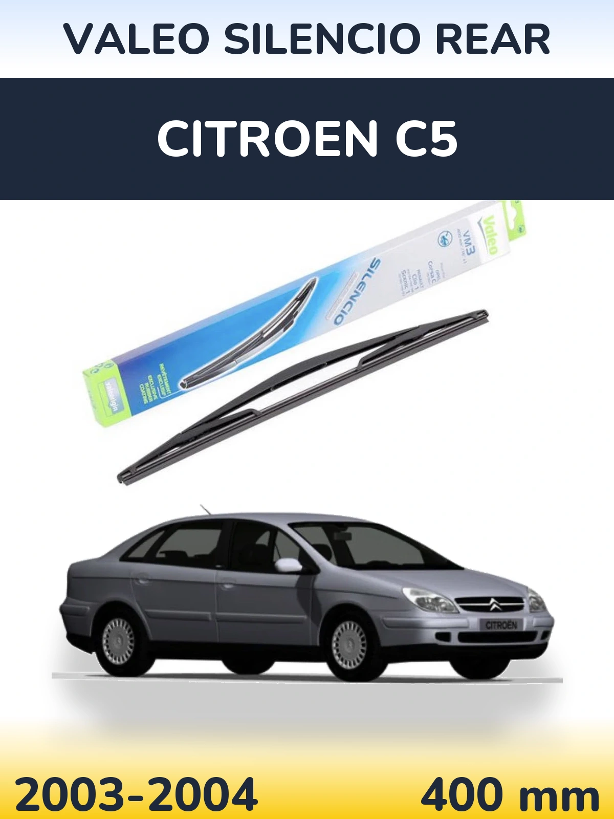 Torkarblad Valeo Silencio Rear för Citroen C5