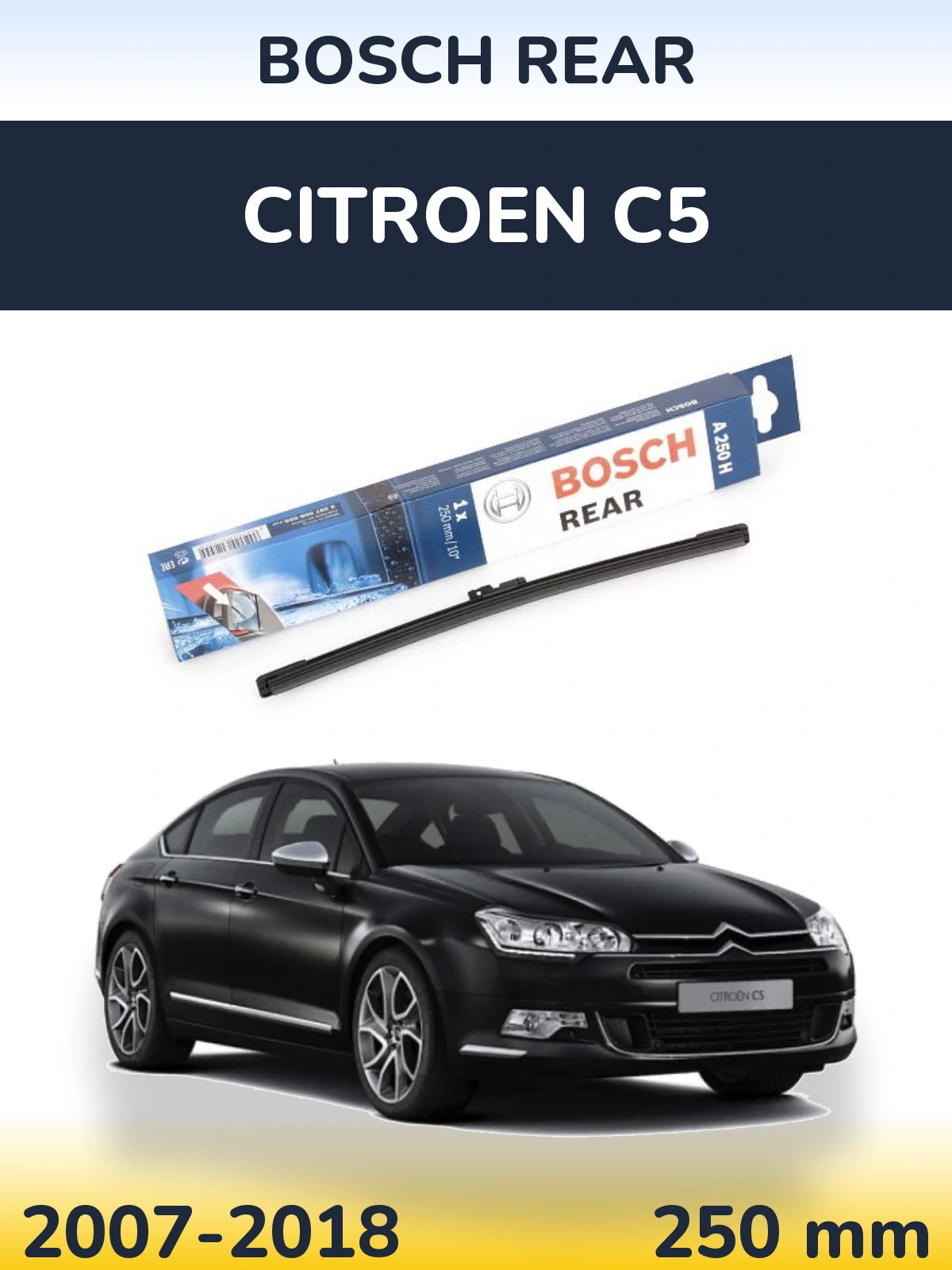 Torkarblad BOSCH Rear för Citroen C5