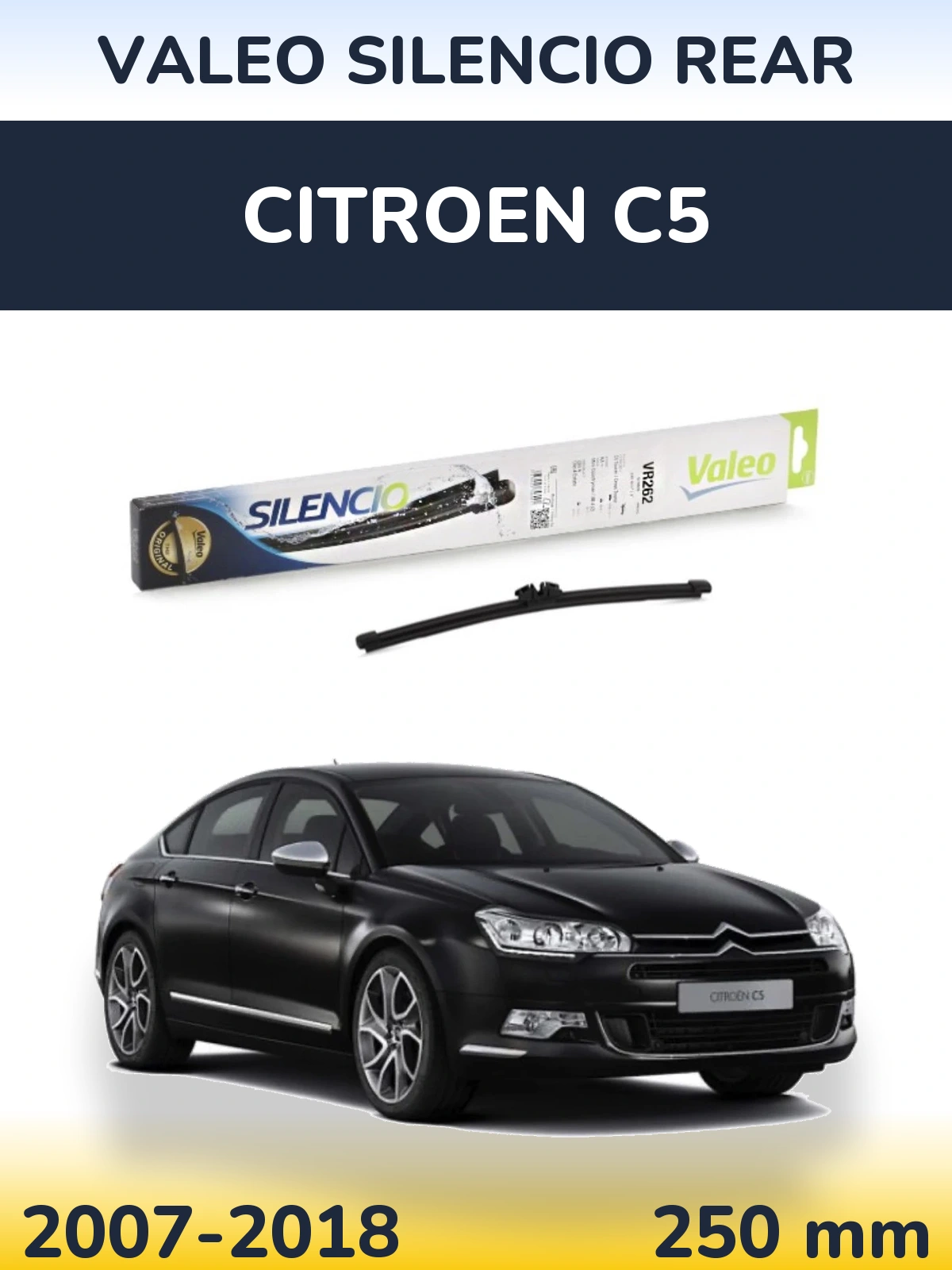 Torkarblad Valeo Silencio Rear för Citroen C5