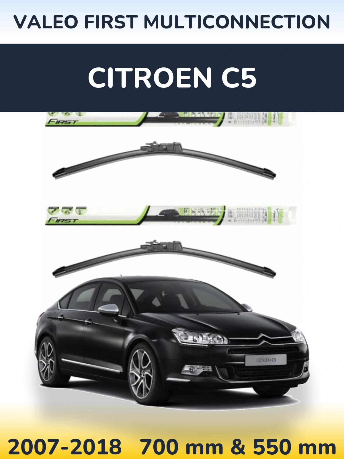 Torkarblad Valeo First MultiConnection för Citroen C5