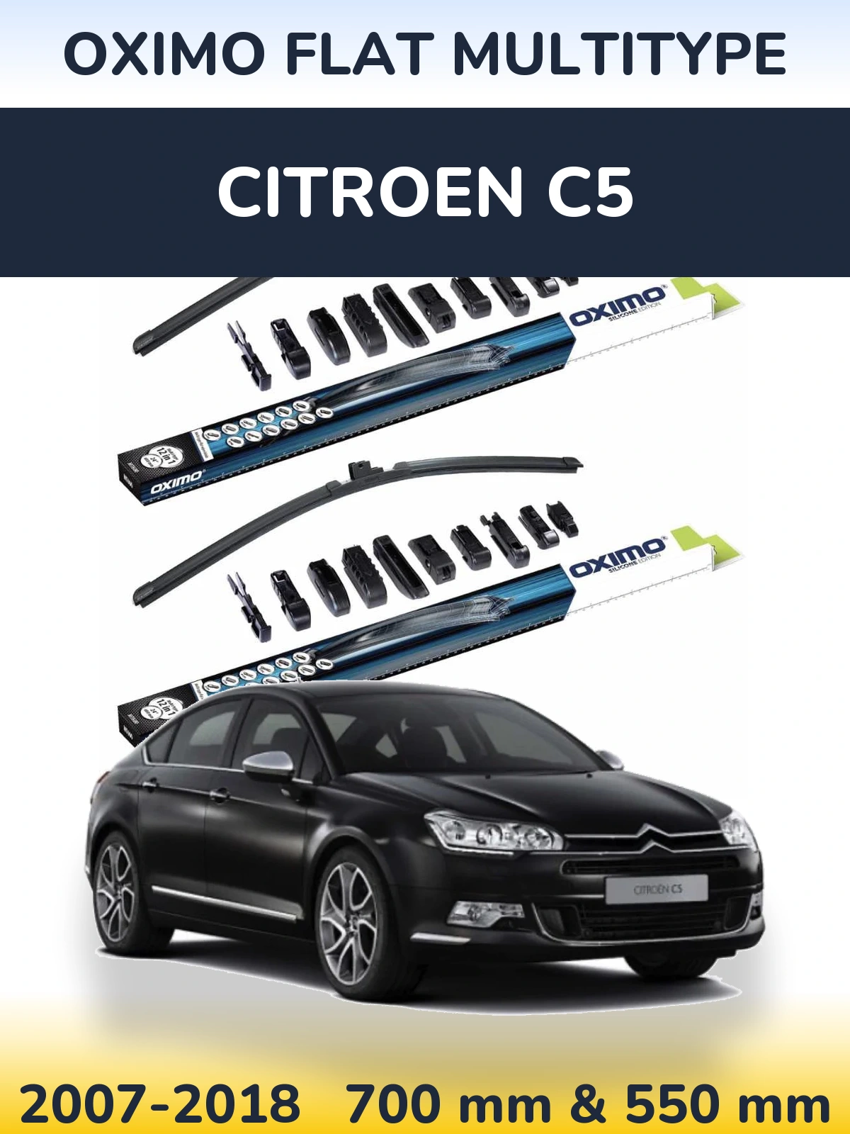 Torkarblad Oximo Flat MultiType för Citroen C5