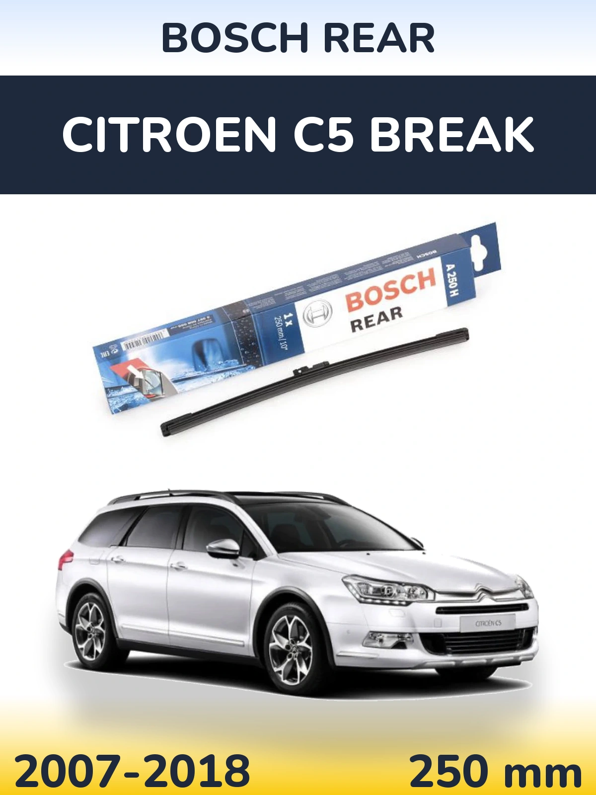 Torkarblad BOSCH Rear för Citroen C5 Break