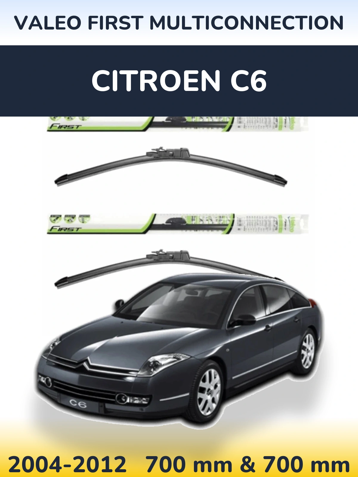 Torkarblad Valeo First MultiConnection för Citroen C6
