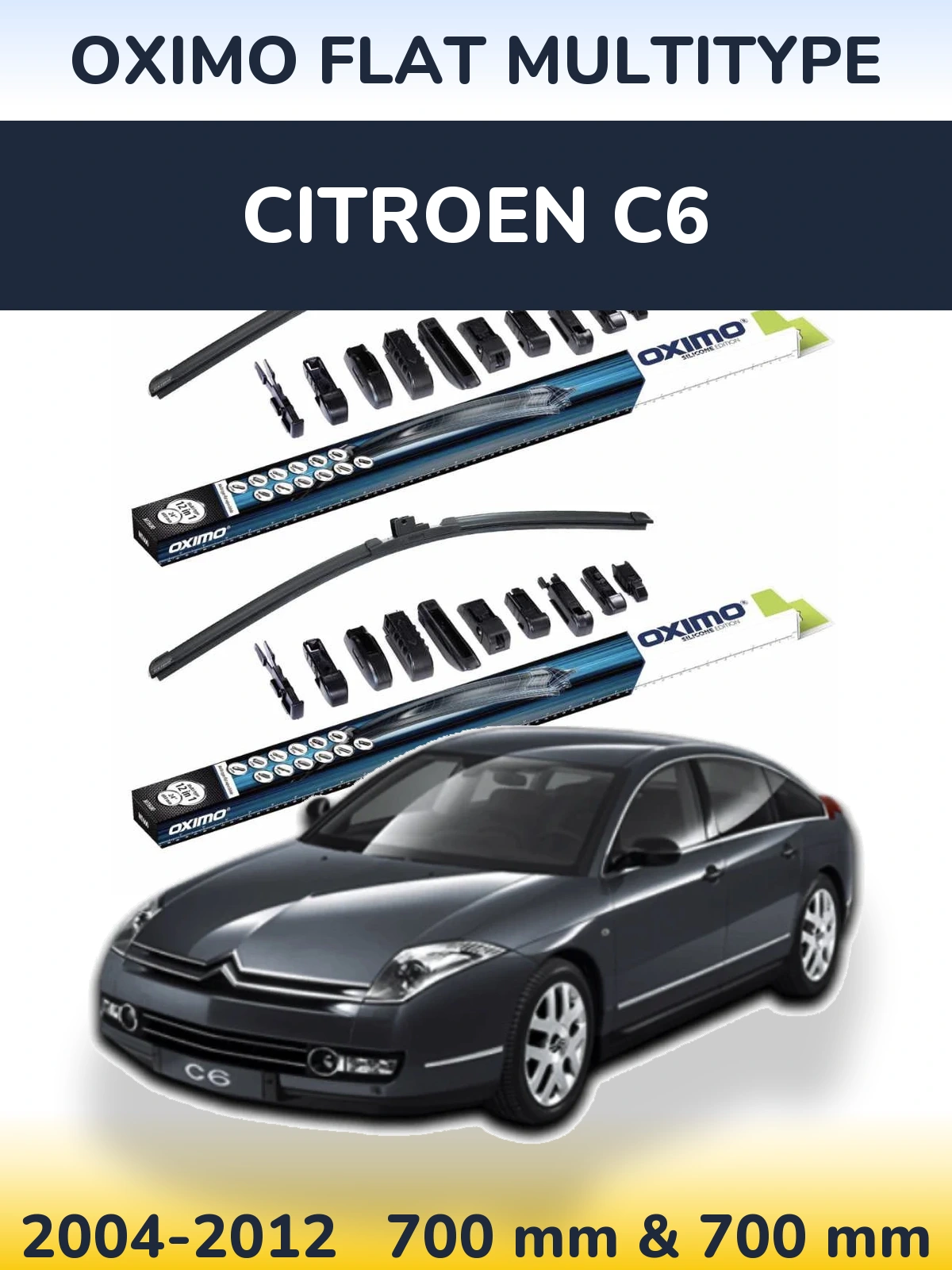 Torkarblad Oximo Flat MultiType för Citroen C6