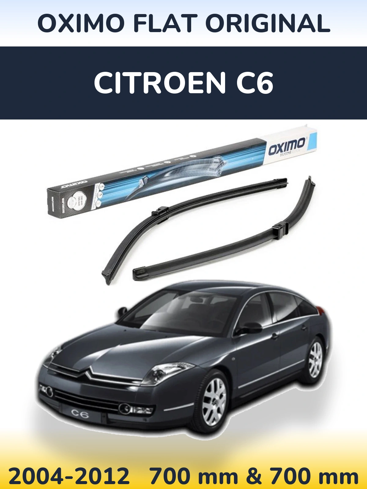 Torkarblad Oximo Flat Original för Citroen C6