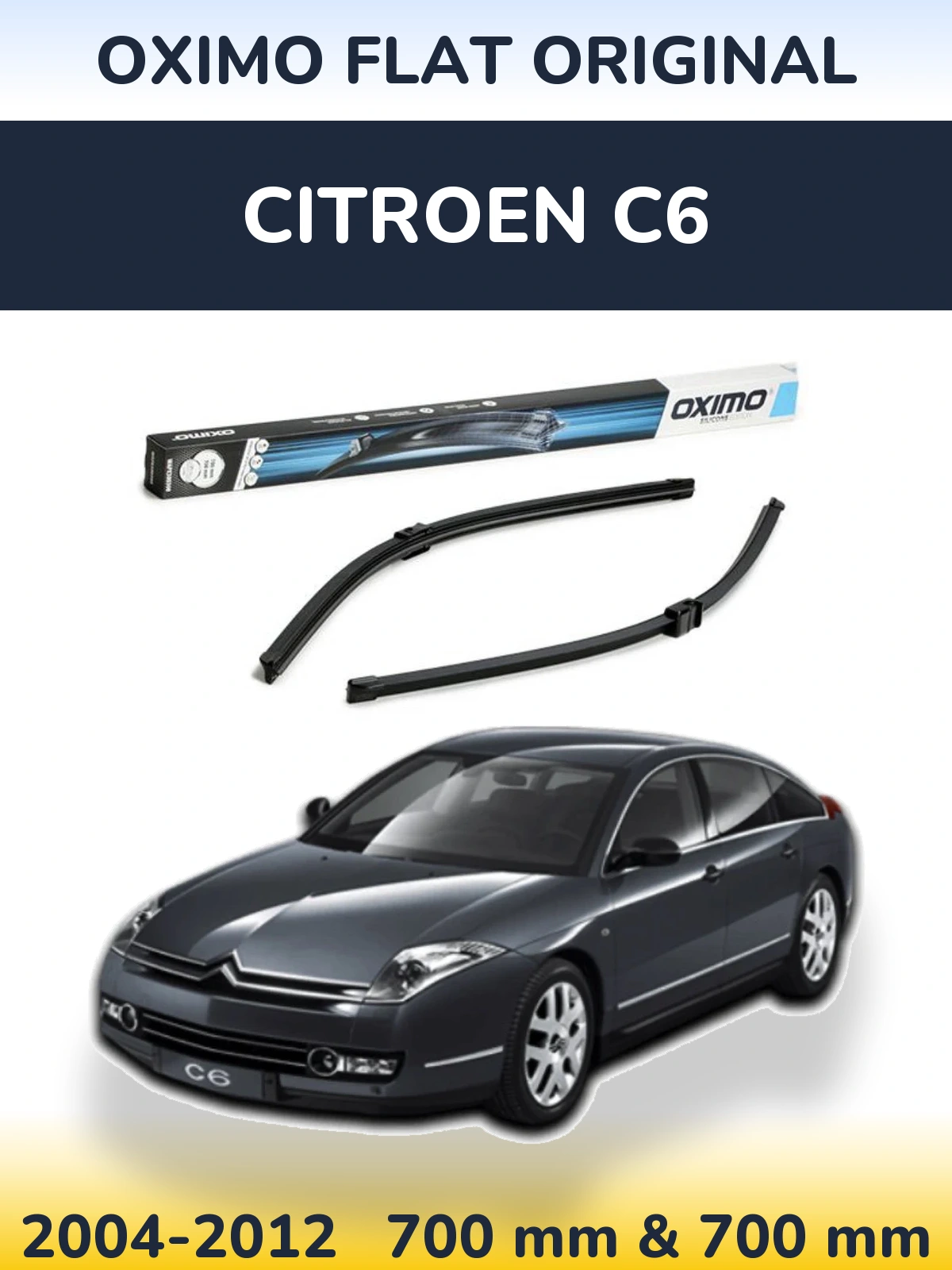 Torkarblad Oximo Flat Original för Citroen C6