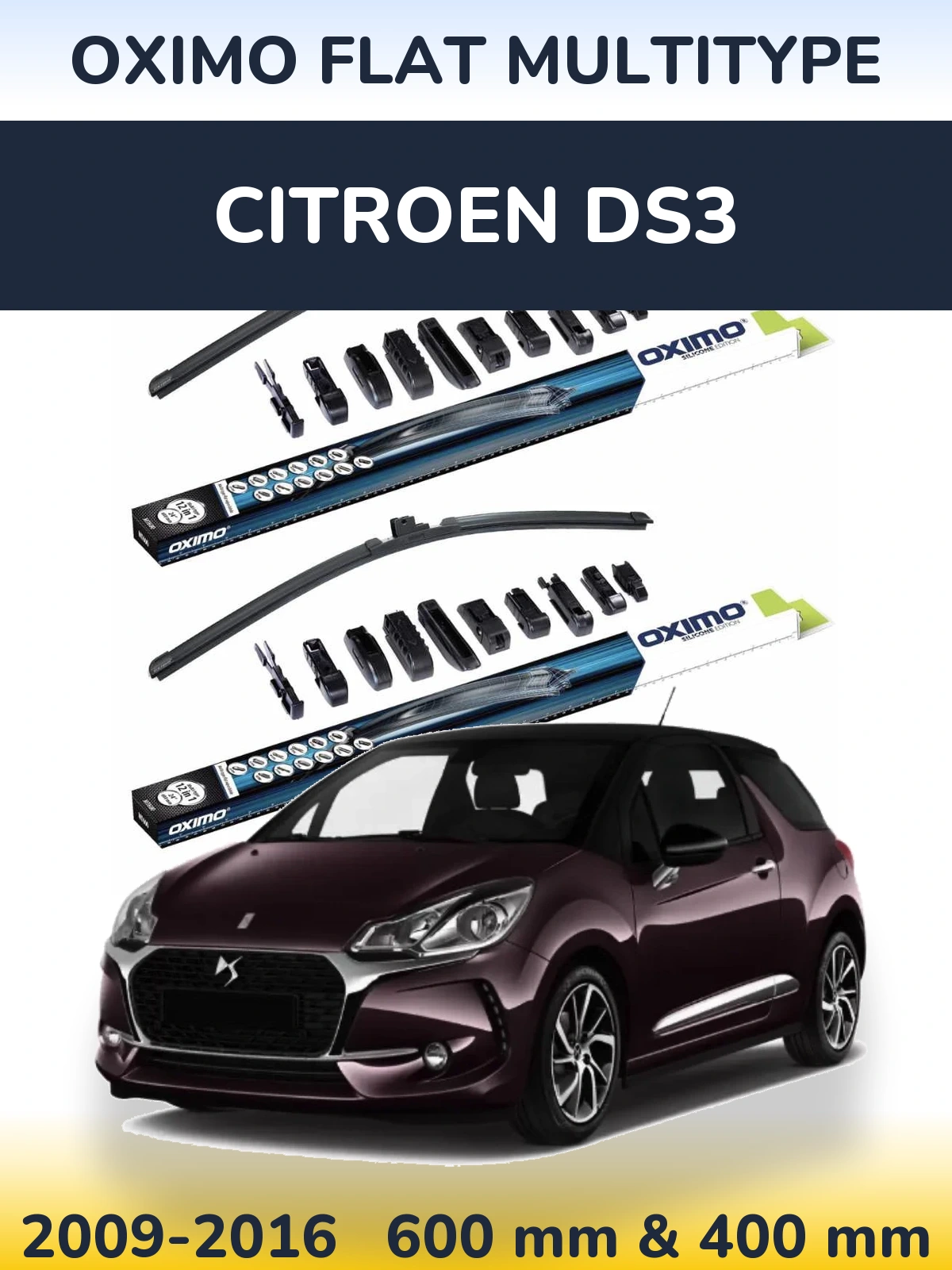 Torkarblad Oximo Flat MultiType för Citroen DS3