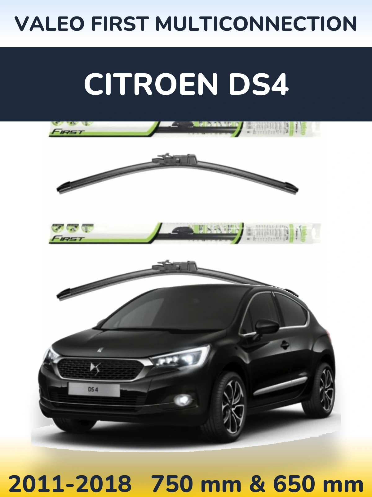 Torkarblad Valeo First MultiConnection för Citroen DS4