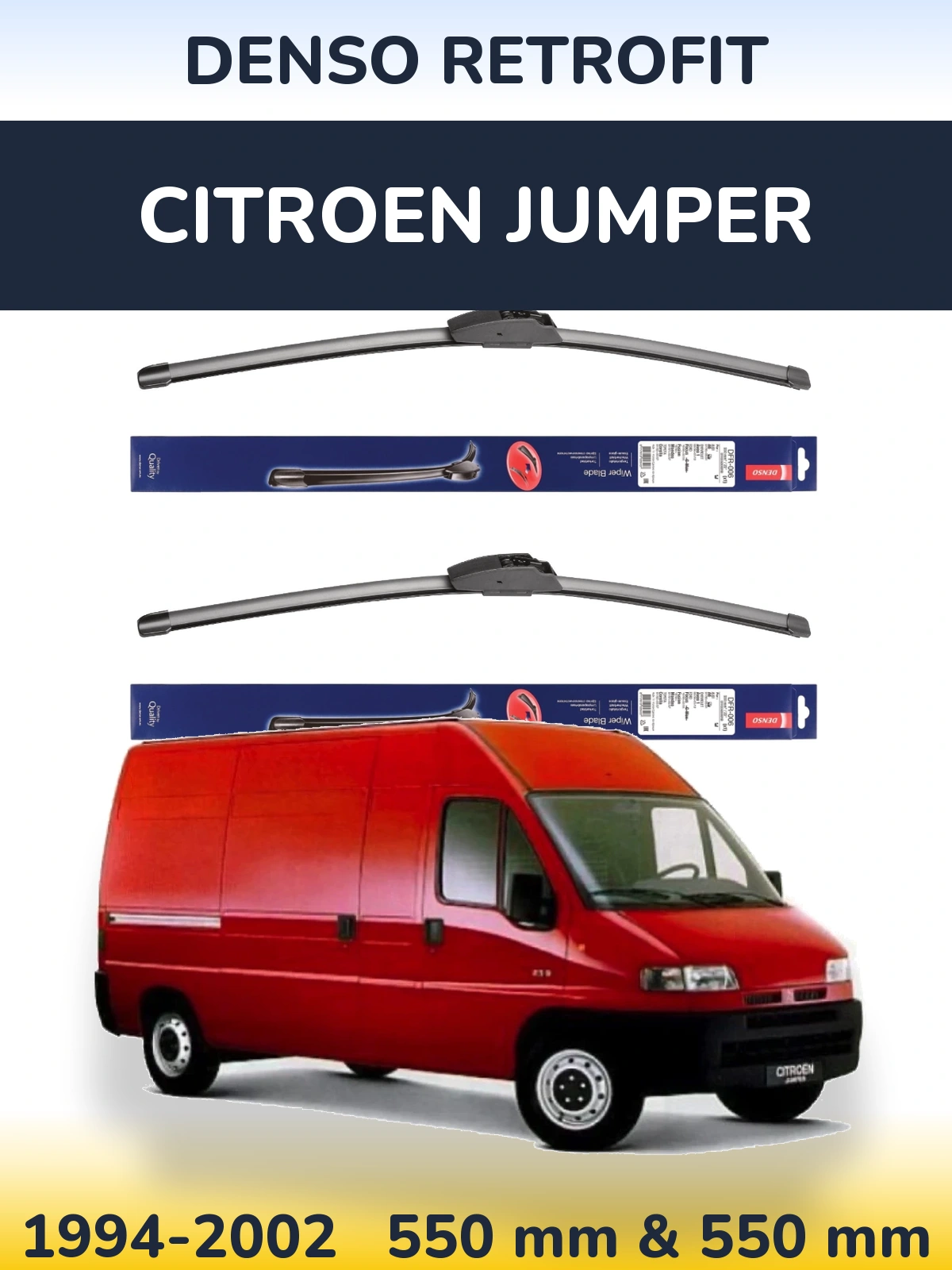 Torkarblad Denso Retrofit för Citroen Jumper
