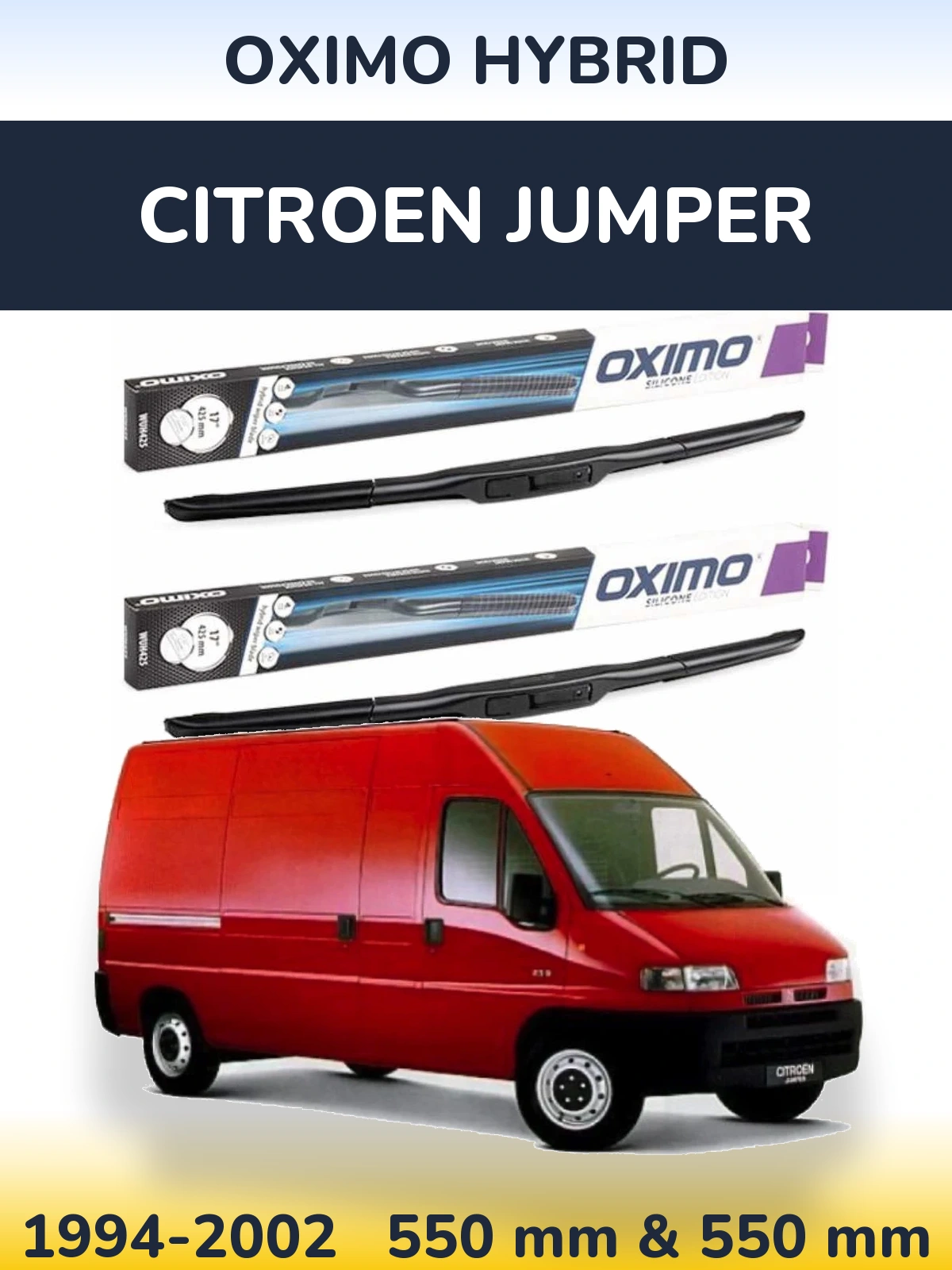 Torkarblad Oximo Hybrid för Citroen Jumper