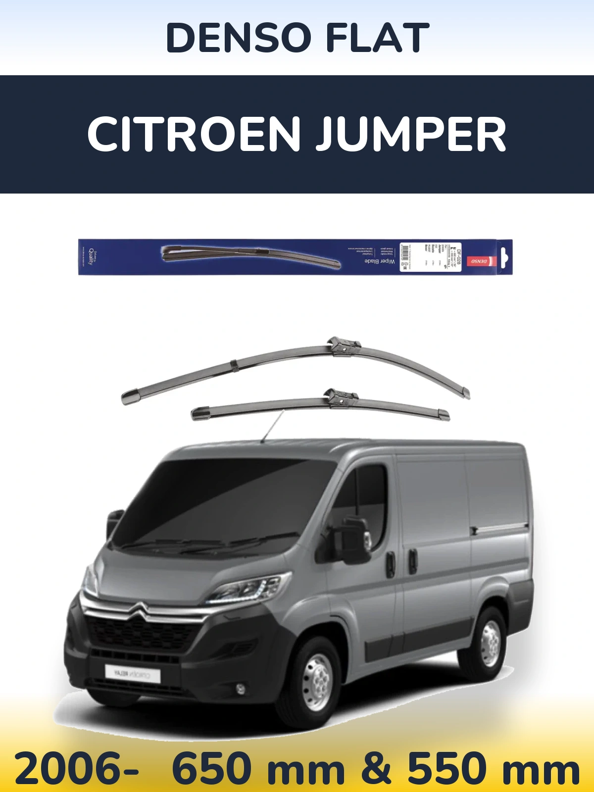Torkarblad Denso Flat för Citroen Jumper