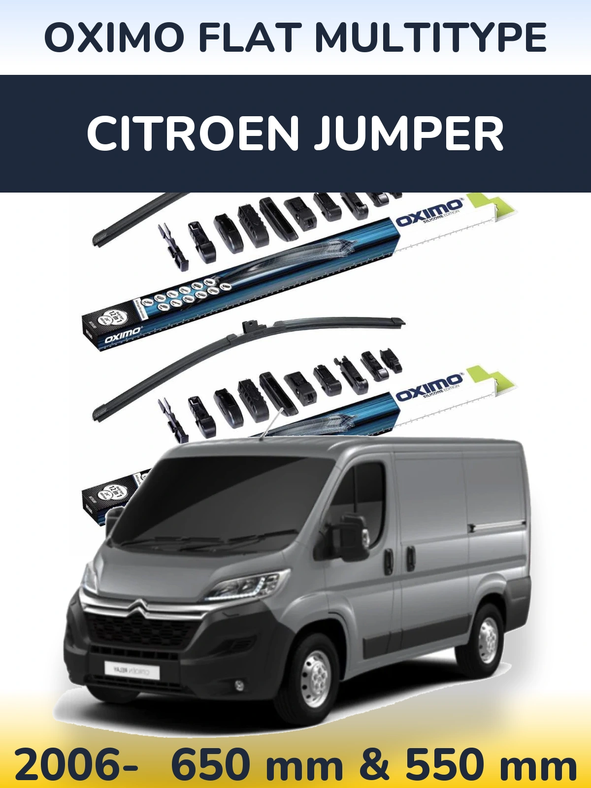 Torkarblad Oximo Flat MultiType för Citroen Jumper