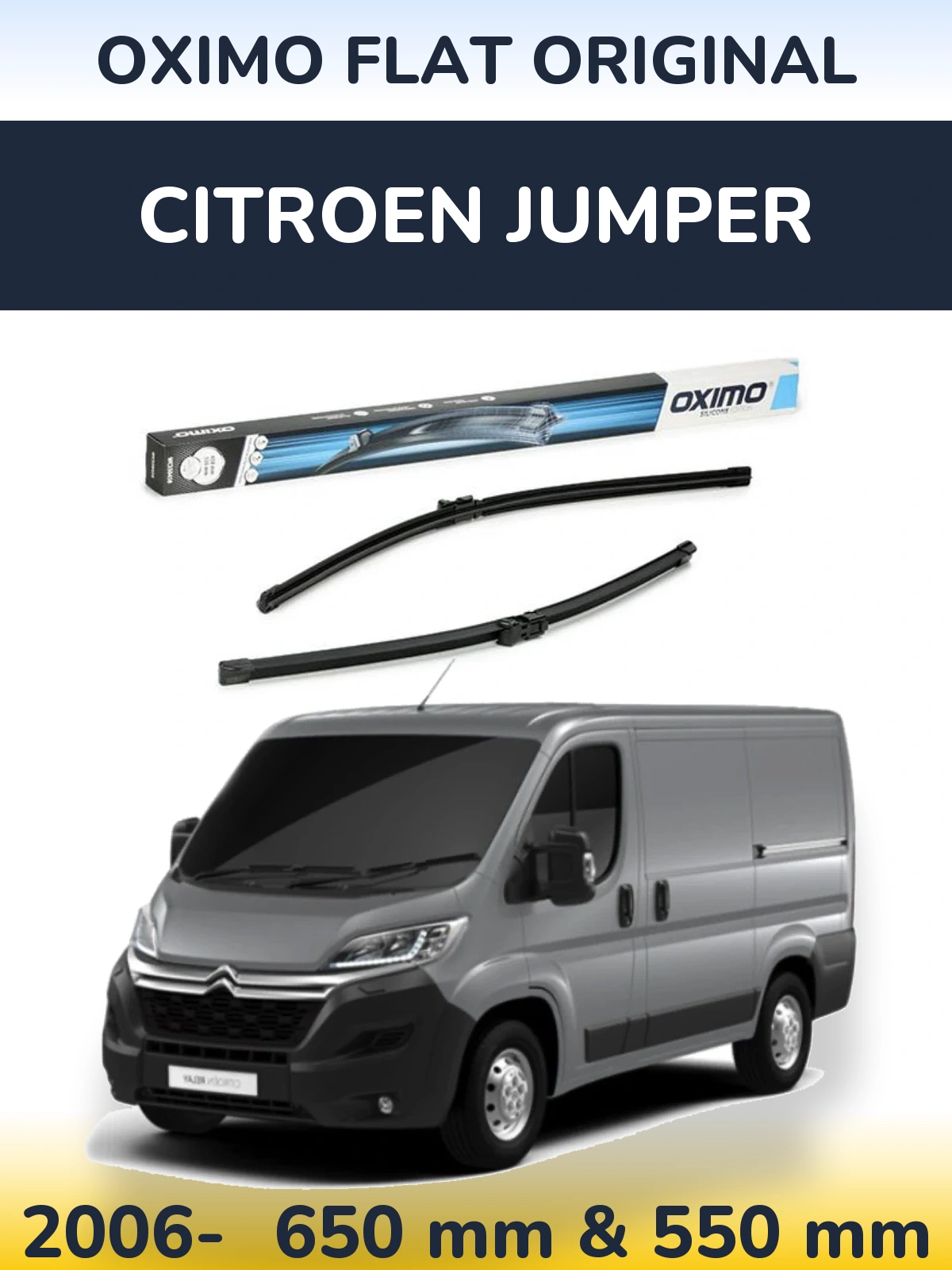 Torkarblad Oximo Flat Original för Citroen Jumper