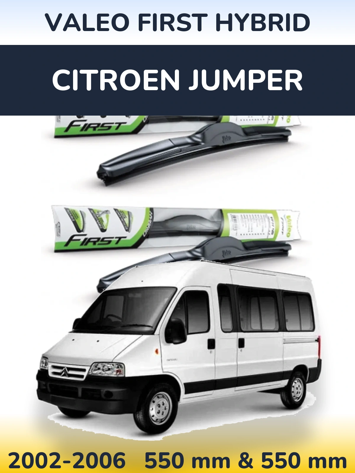 Torkarblad Valeo First Hybrid för Citroen Jumper