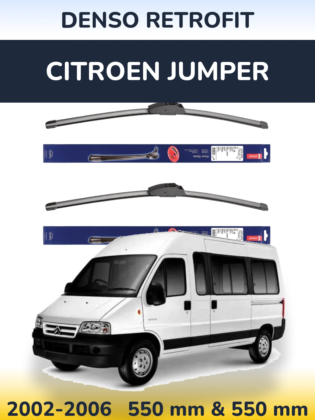 Torkarblad Denso Retrofit för Citroen Jumper