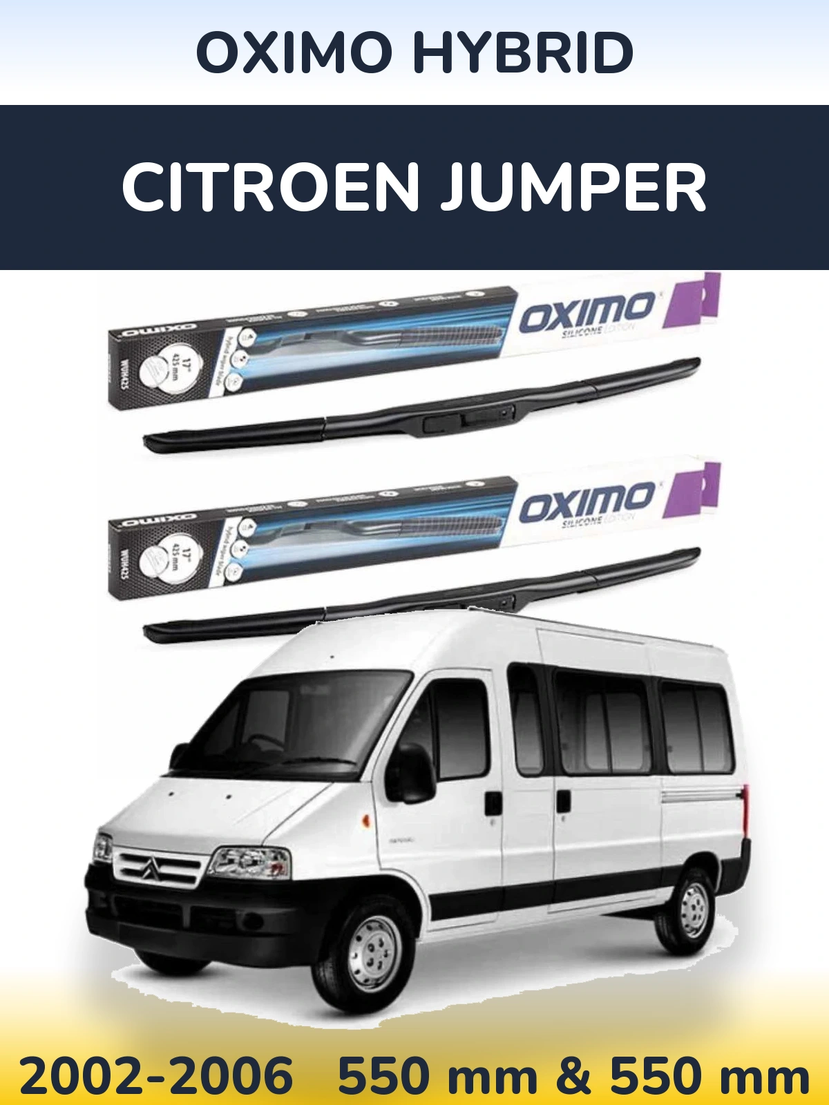Torkarblad Oximo Hybrid för Citroen Jumper