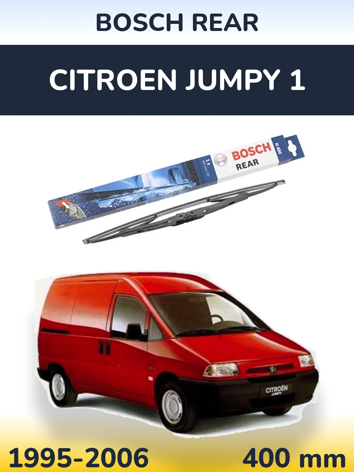 Torkarblad BOSCH Rear för Citroen Jumpy 1