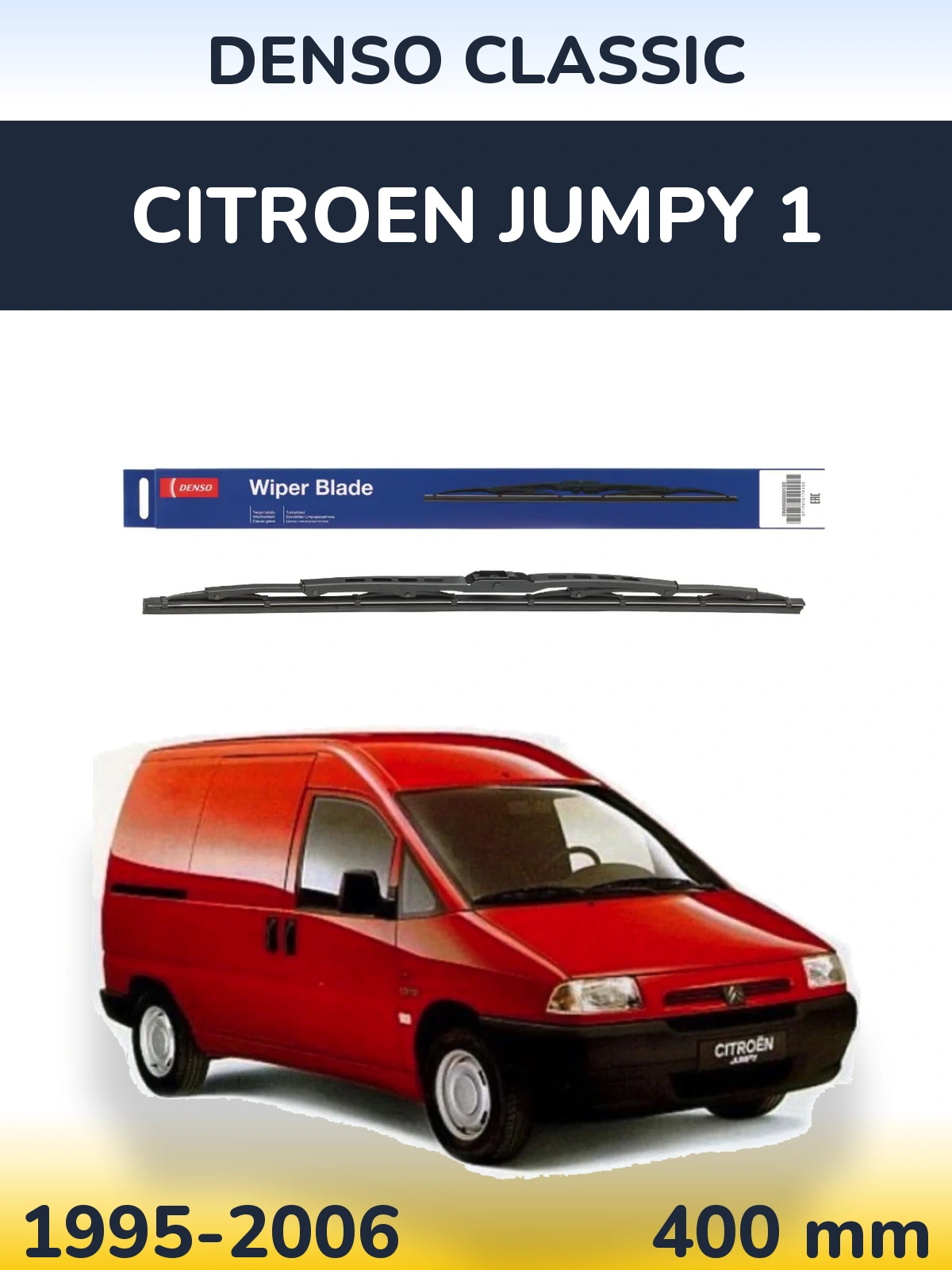 Torkarblad Denso Classic för Citroen Jumpy 1
