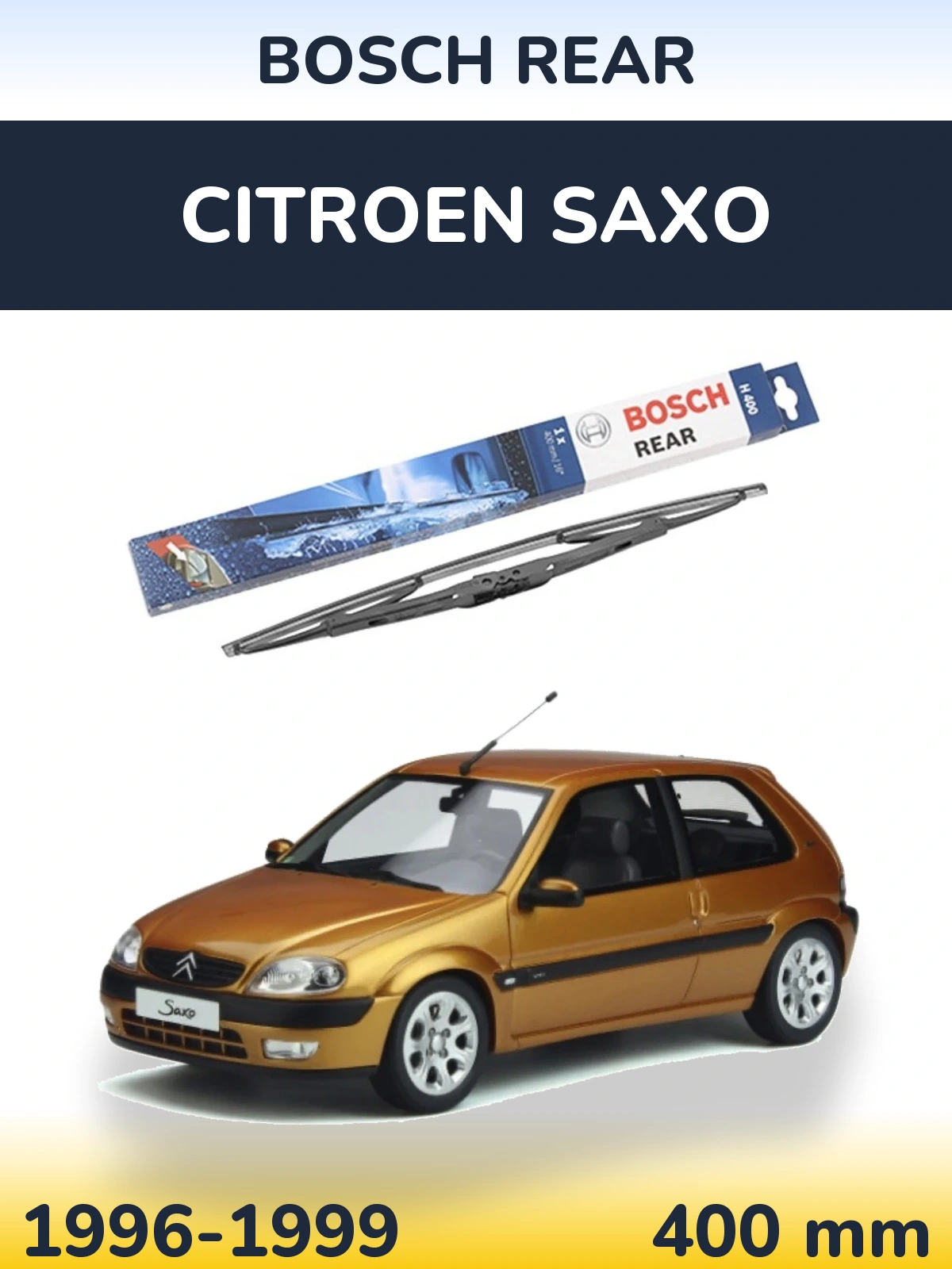 Torkarblad BOSCH Rear för Citroen Saxo