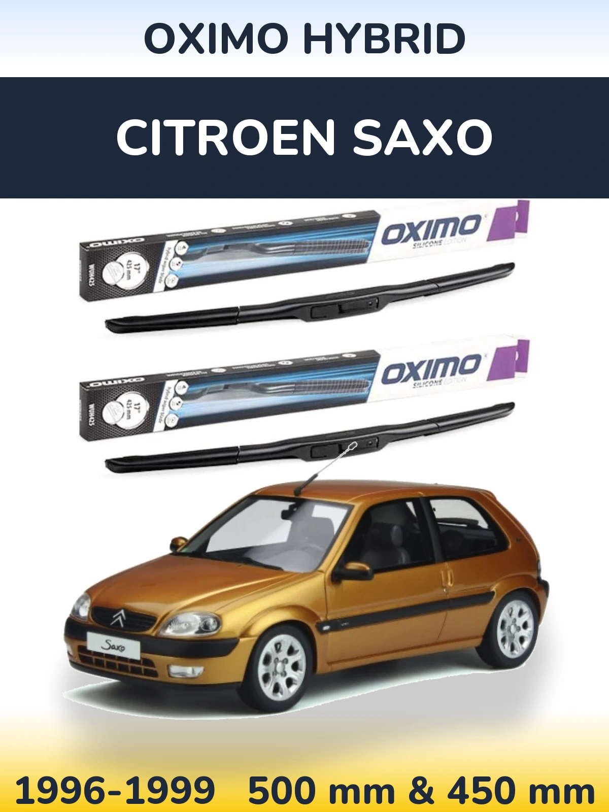 Torkarblad Oximo Hybrid för Citroen Saxo