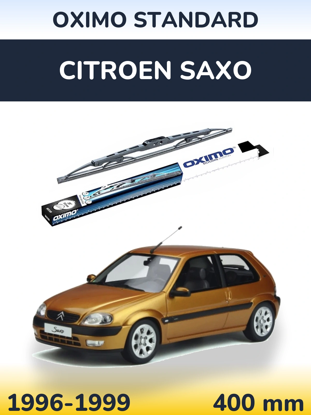 Torkarblad Oximo Standard för Citroen Saxo