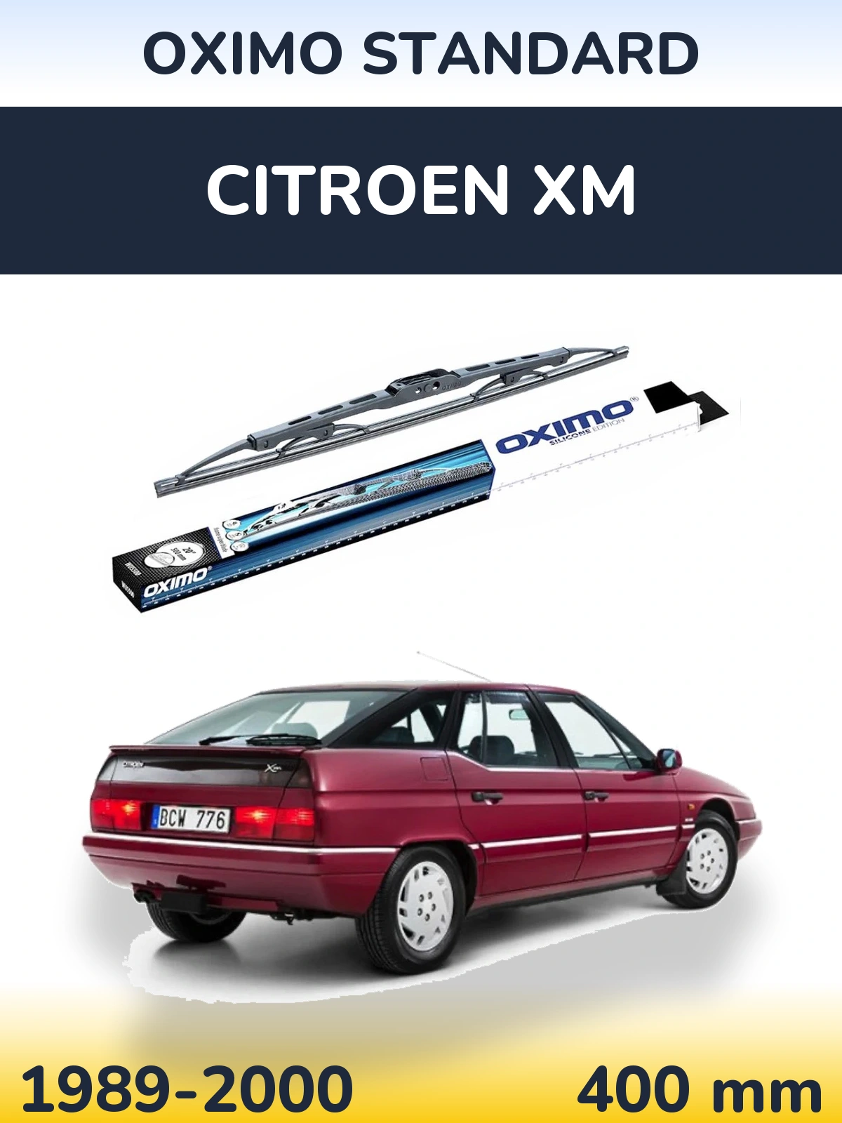 Torkarblad Oximo Standard för Citroen XM