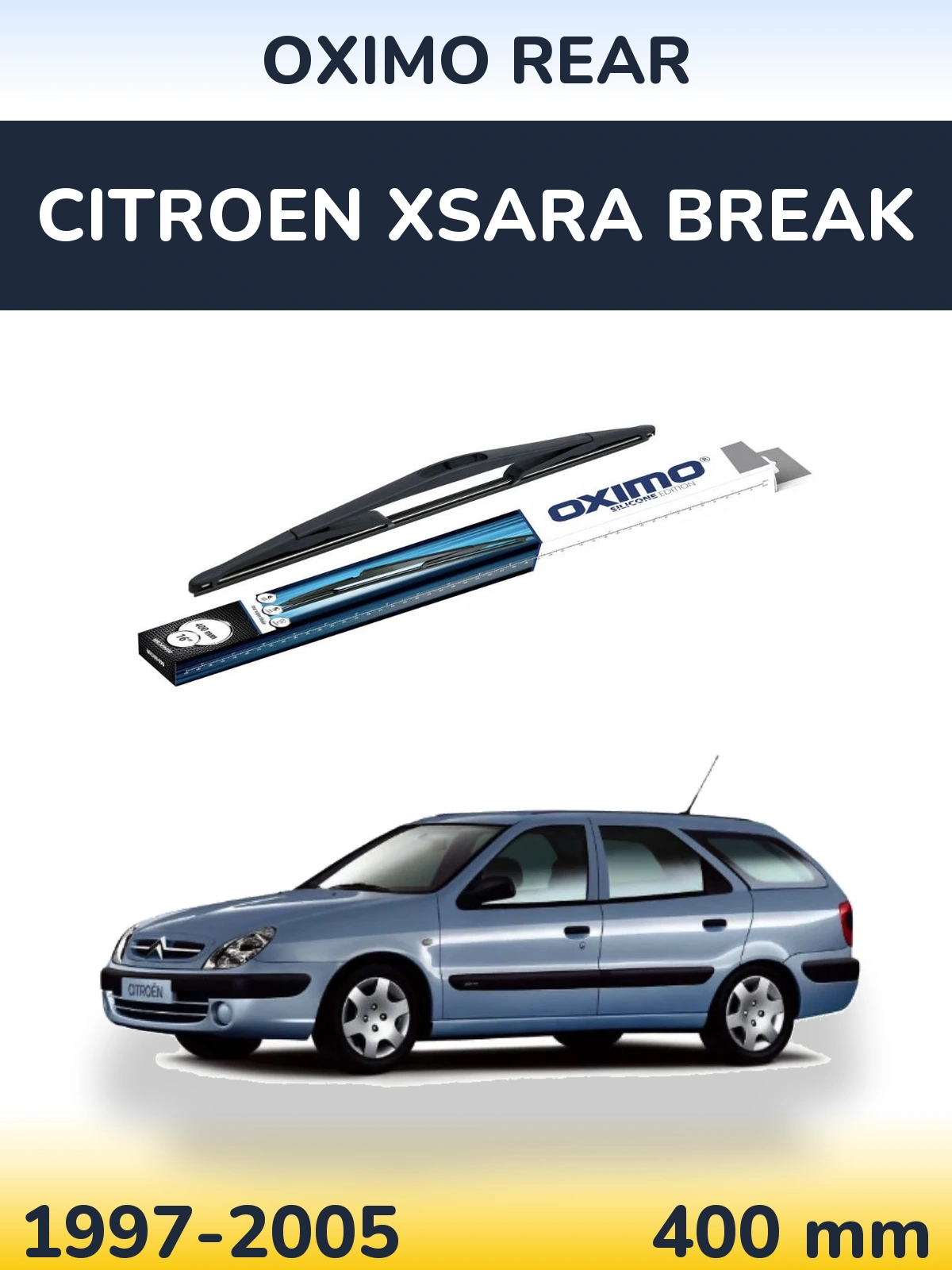 Torkarblad Oximo Rear för Citroen Xsara Break