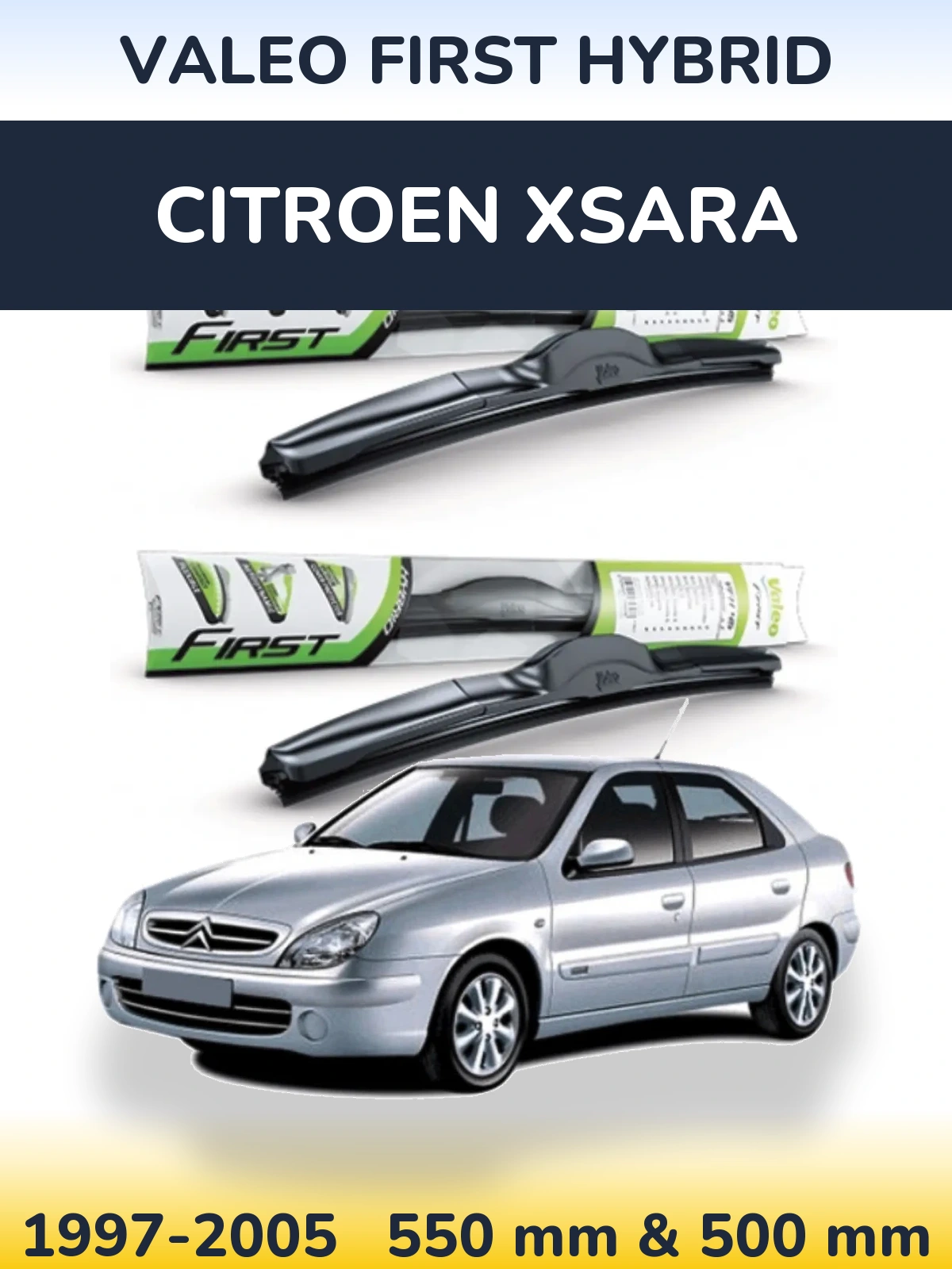 Torkarblad Valeo First Hybrid för Citroen Xsara