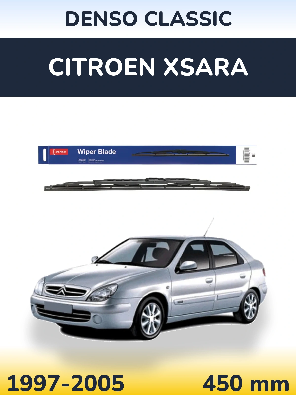 Torkarblad Denso Classic för Citroen Xsara
