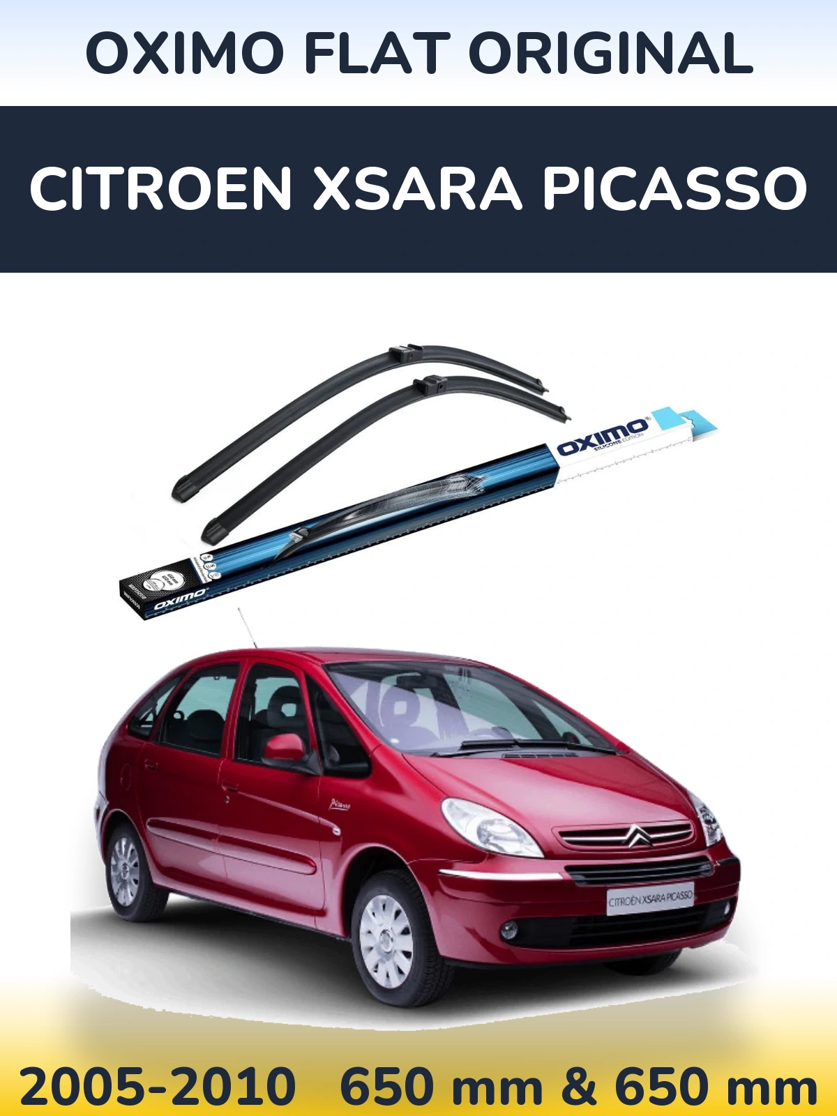 Torkarblad Oximo Flat Original för Citroen Xsara Picasso