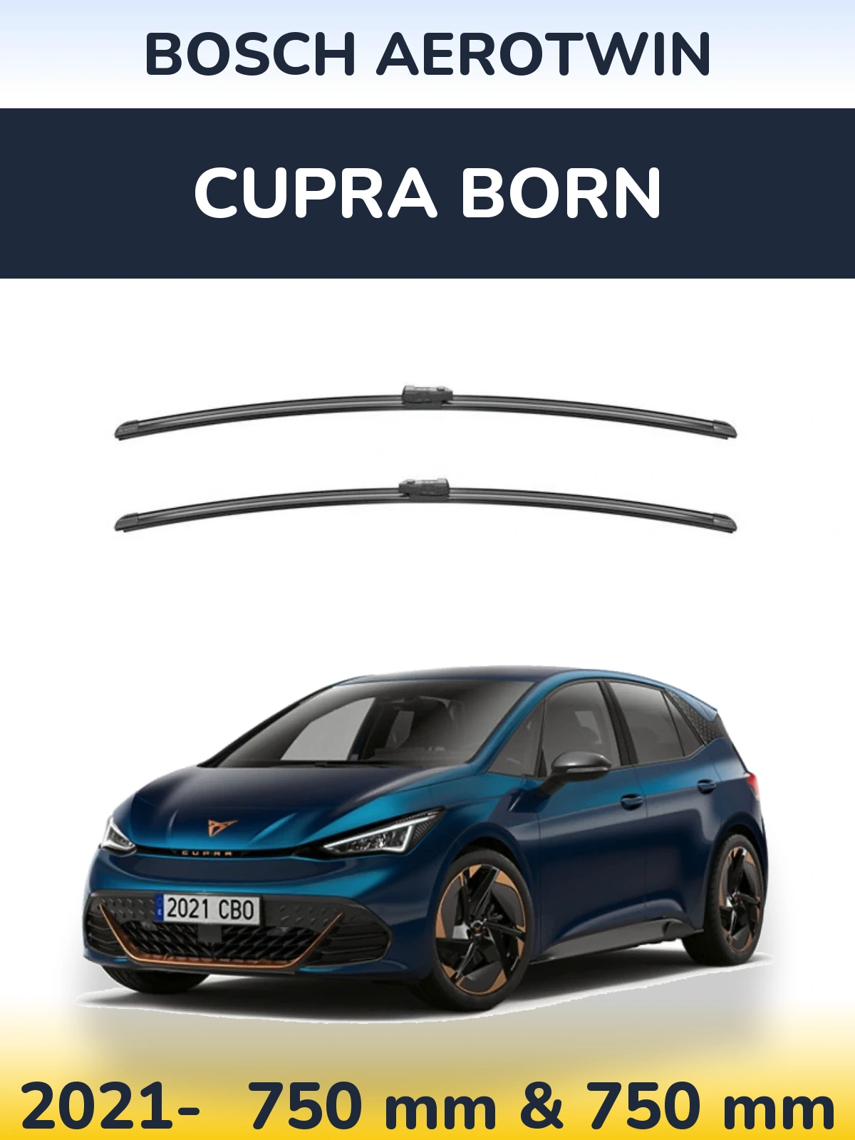 Torkarblad BOSCH AeroTwin för Cupra Born