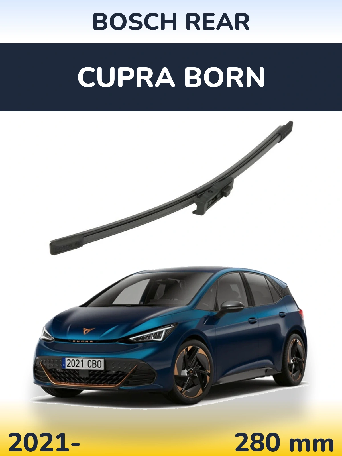Torkarblad BOSCH Rear för Cupra Born
