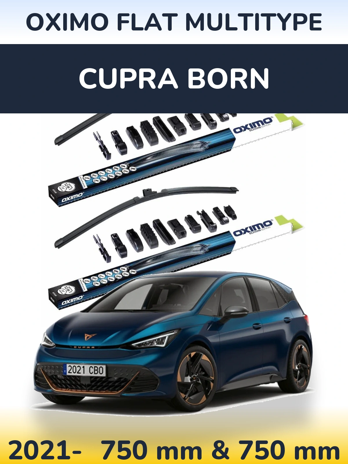 Torkarblad Oximo Flat MultiType för Cupra Born