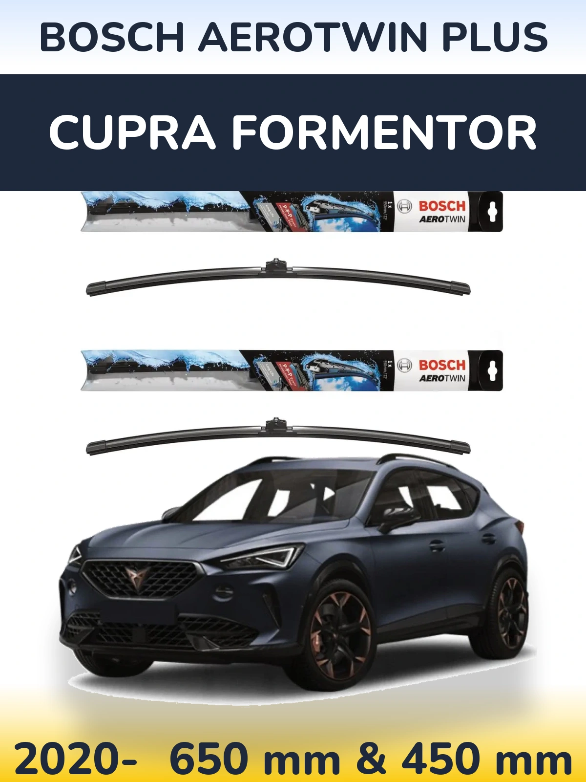 Torkarblad BOSCH AeroTwin Plus för Cupra Formentor