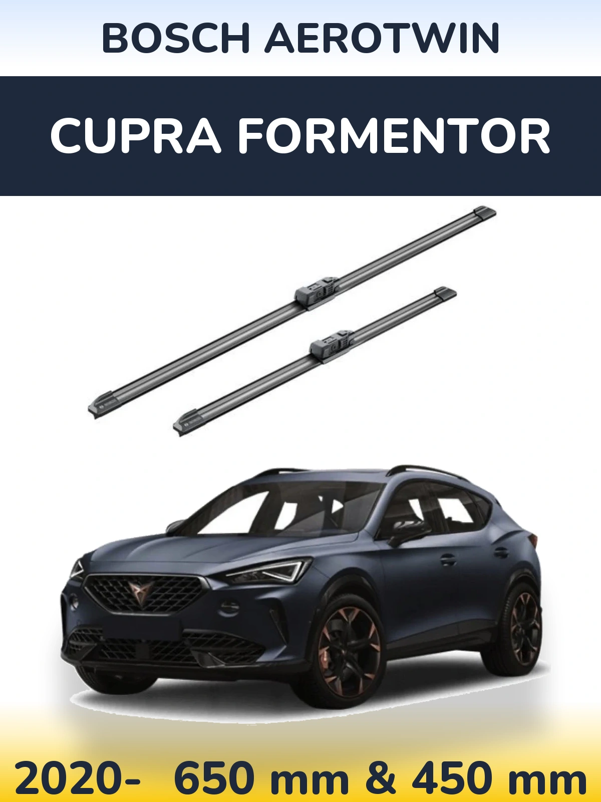 Torkarblad BOSCH AeroTwin för Cupra Formentor