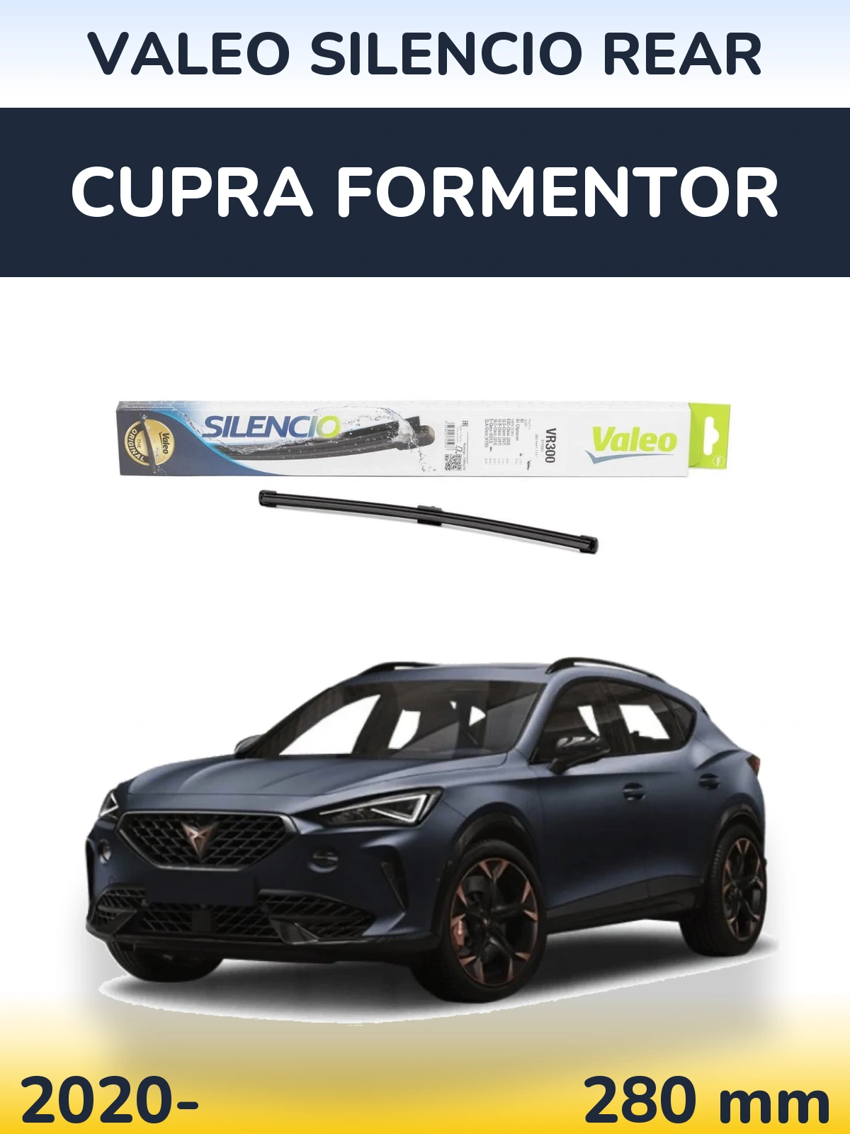 Torkarblad Valeo Silencio Rear för Cupra Formentor