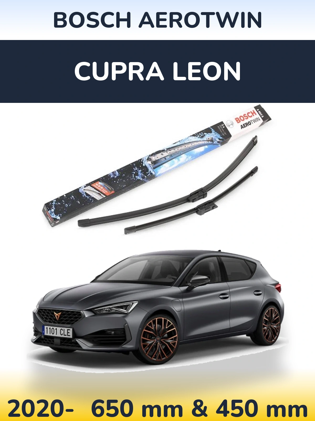 Torkarblad BOSCH AeroTwin för Cupra Leon