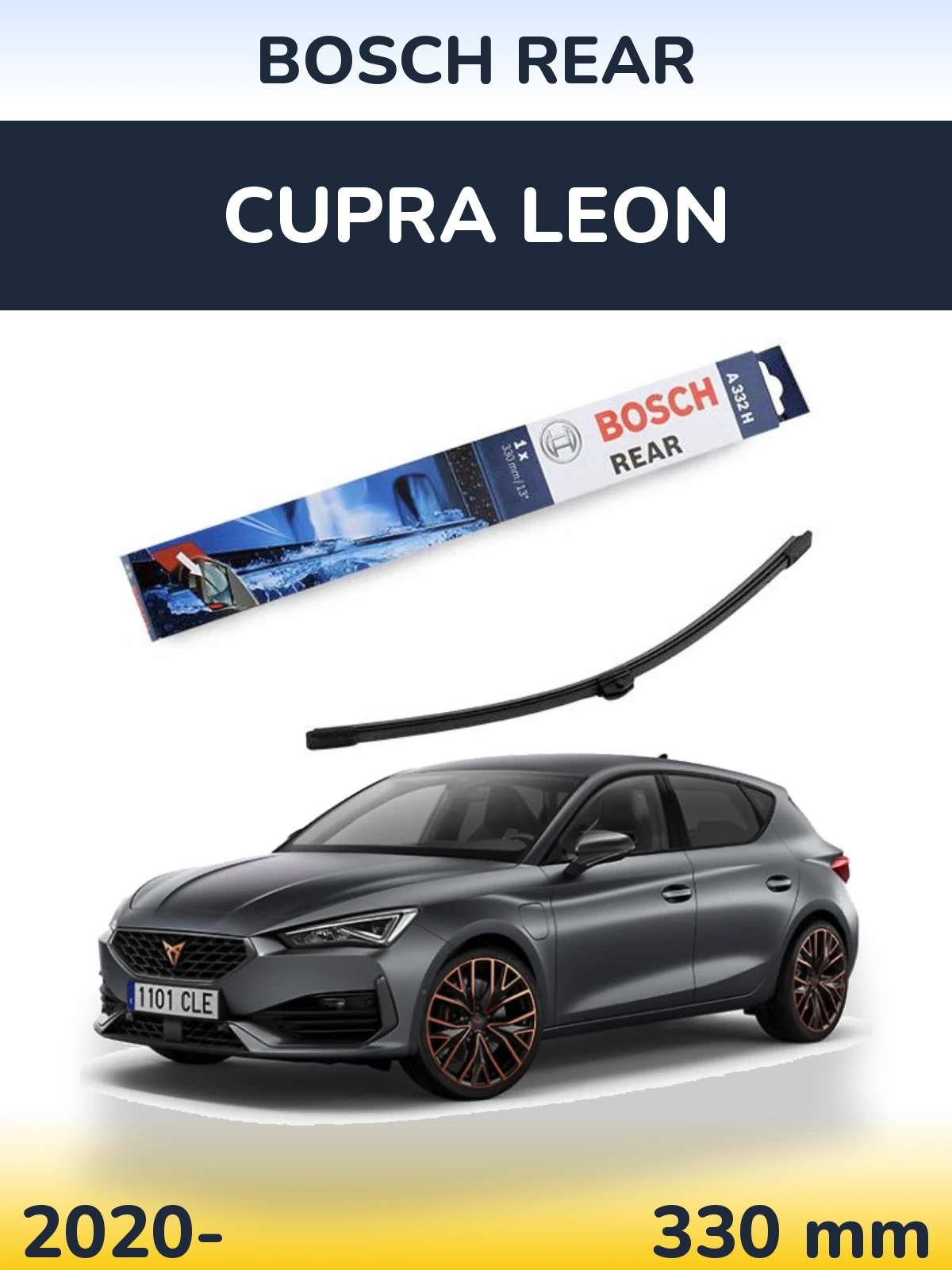 Torkarblad BOSCH Rear för Cupra Leon