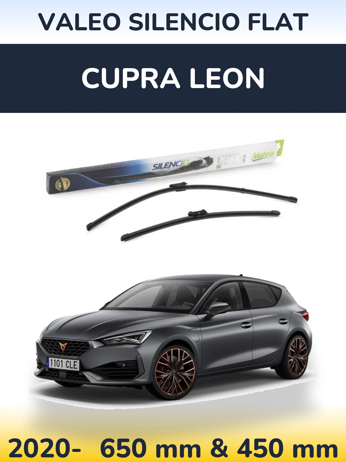 Torkarblad Valeo Silencio Flat för Cupra Leon