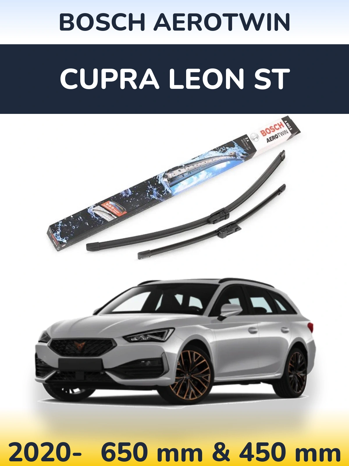 Torkarblad BOSCH AeroTwin för Cupra Leon ST