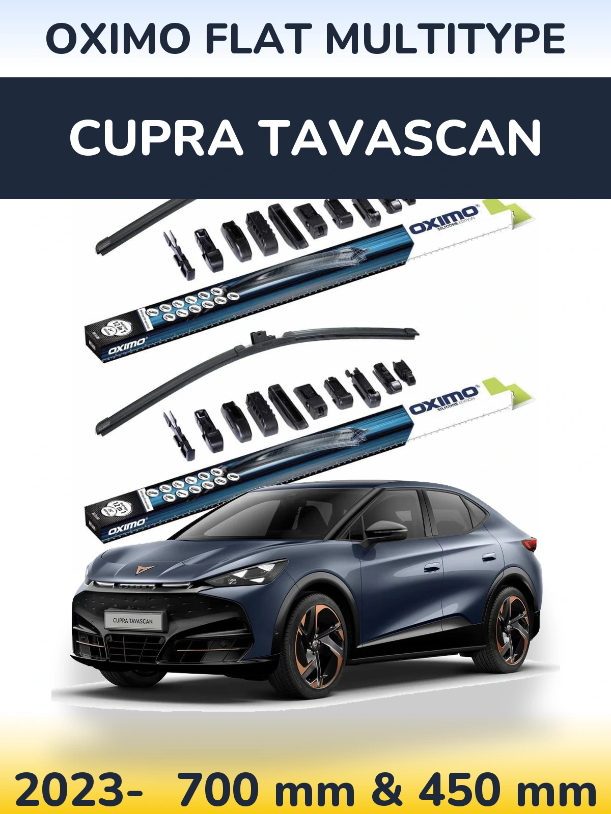 Torkarblad Oximo Flat MultiType för Cupra Tavascan