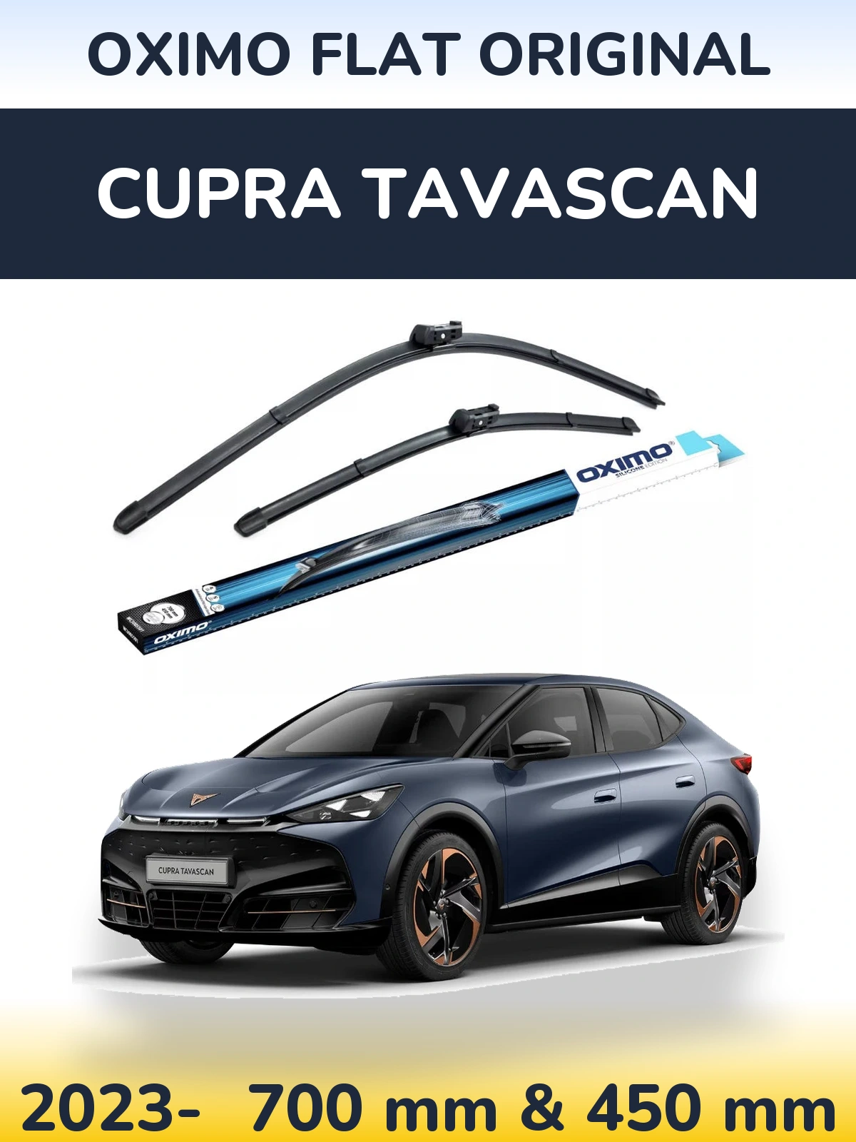 Torkarblad Oximo Flat Original för Cupra Tavascan