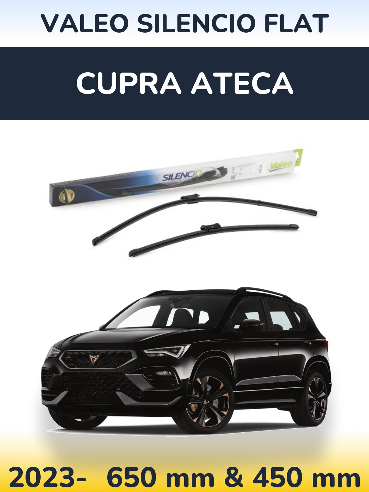 Torkarblad Valeo Silencio Flat för Cupra Ateca