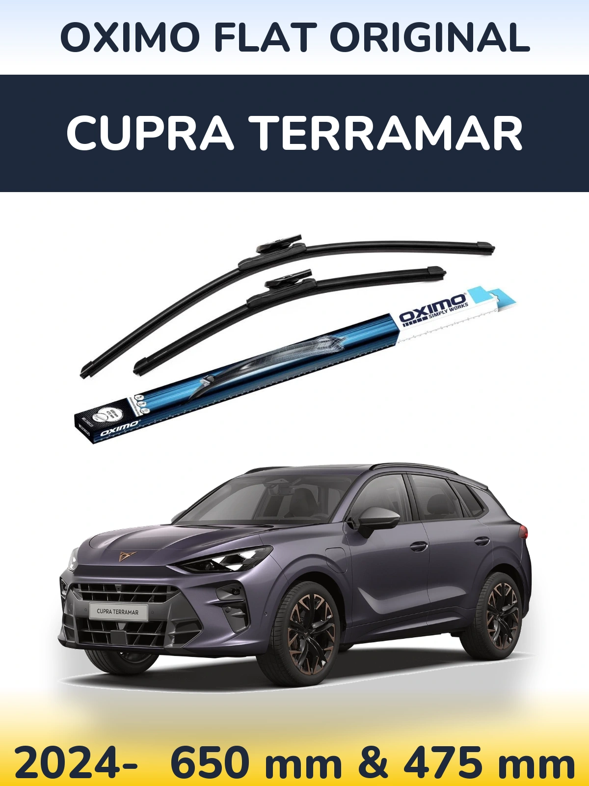 Torkarblad Oximo Flat Original för Cupra Terramar