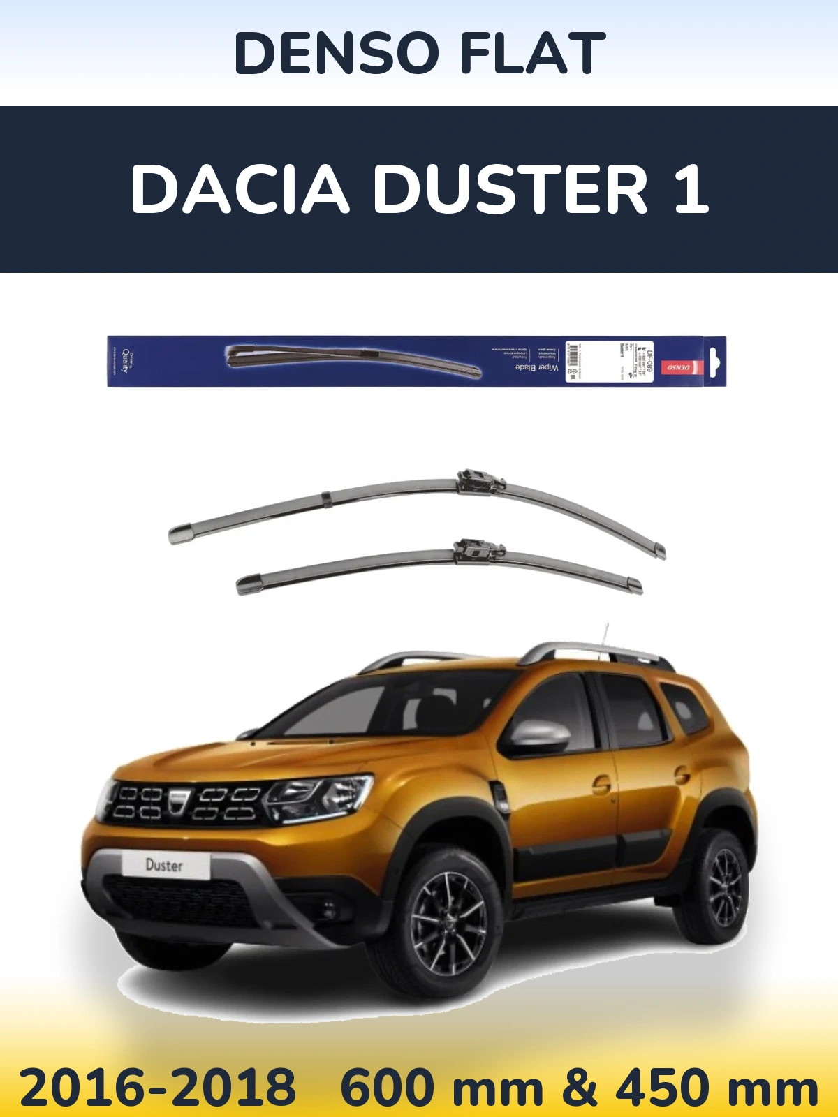 Torkarblad Denso Flat för Dacia Duster 1